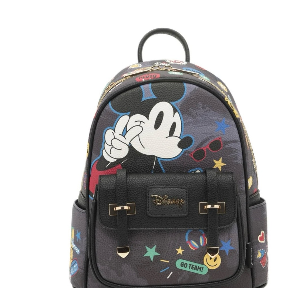 WondaPop Disney Mickey Mouse 11" Vegan Leather Mini Backpack